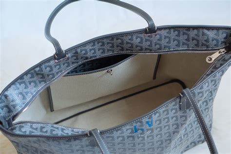 goyard tote bag with zipper|inside goyard tote.